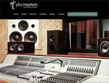 Tablet Screenshot of playmastersstudio.com